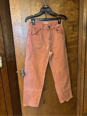 Rudy Jude Dusty Rust-Pink Straight Leg Jeans